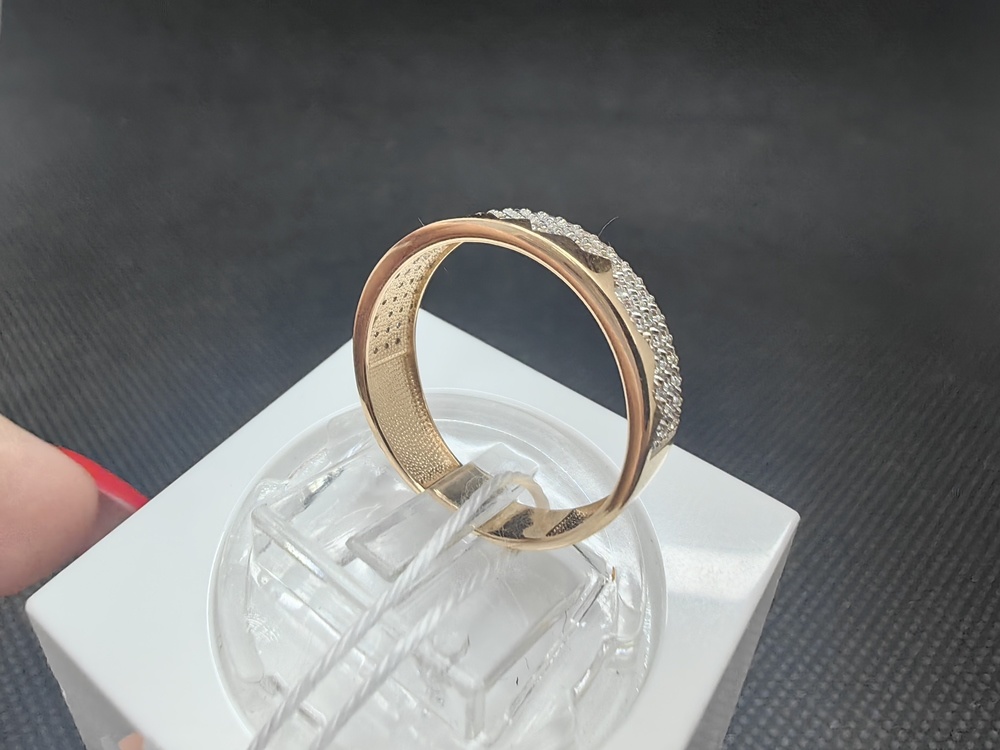 КОЛКМИ585 КОЛЬЦО С КАМНЯМИ (Au 585)