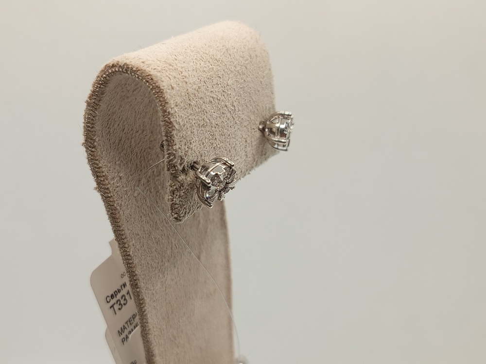 СЕРЬГИ ПУСЕТЫ Бриллиант (Au 585)