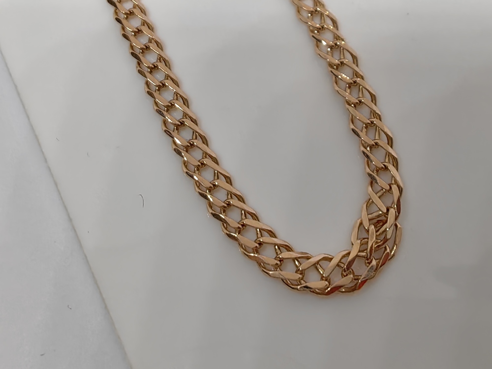 ЦЛР2585 ЦЕПЬ ПОЛНОВЕСНАЯ Ромб двойной (Au 585)