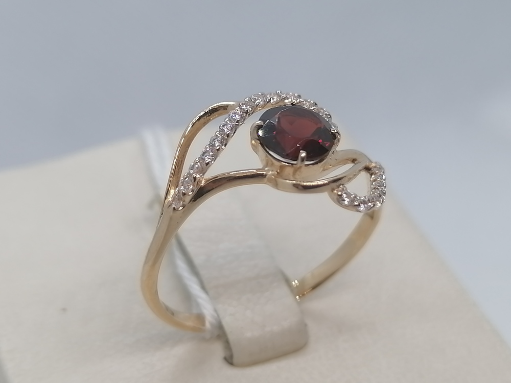 КОЛКМИ585 КОЛЬЦО С КАМНЯМИ (Au 585)