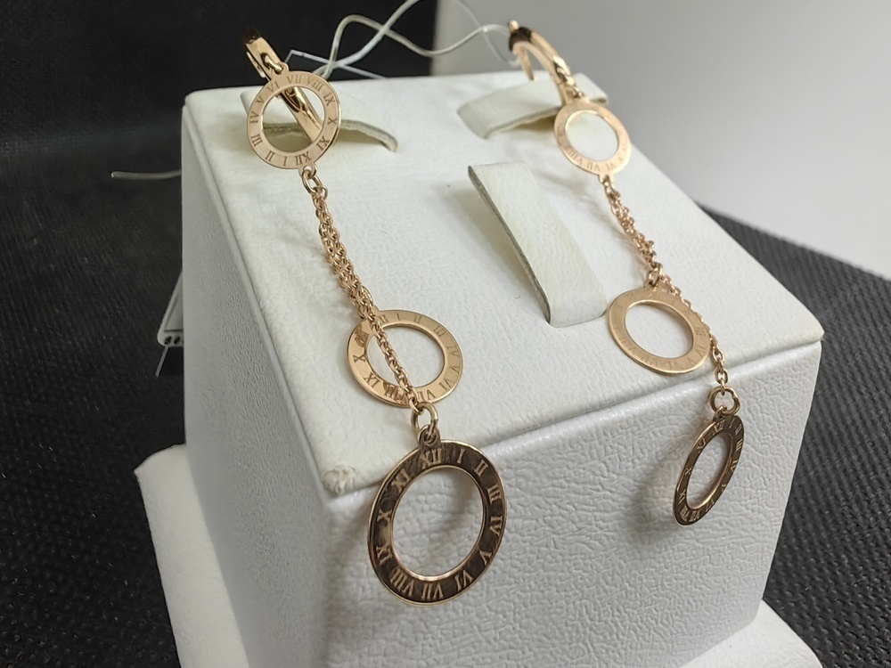 СЕРЬГИ БЕЗ КАМНЯ (Au 585)