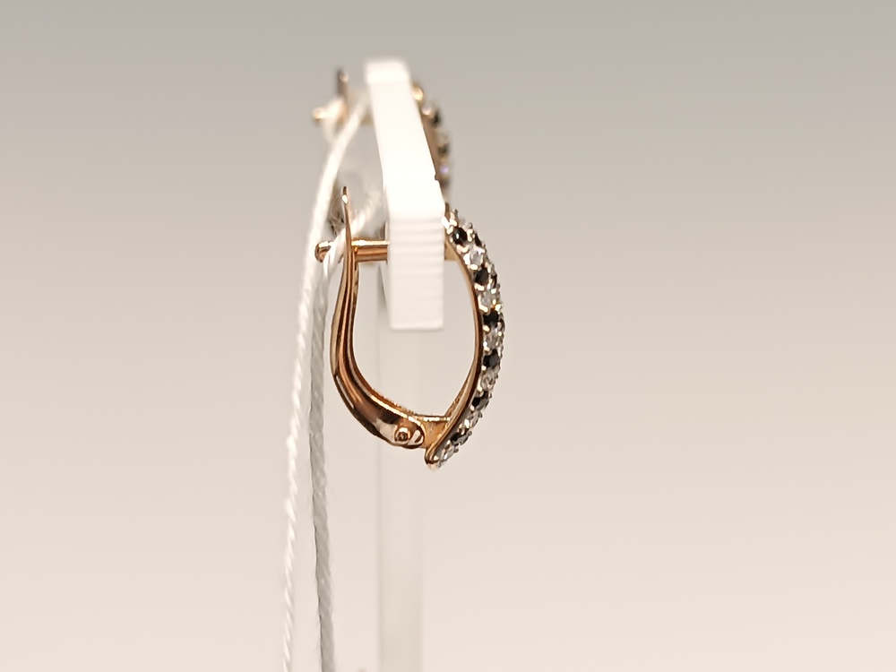 СКМИ585 СЕРЬГИ С КАМНЯМИ (Au 585)