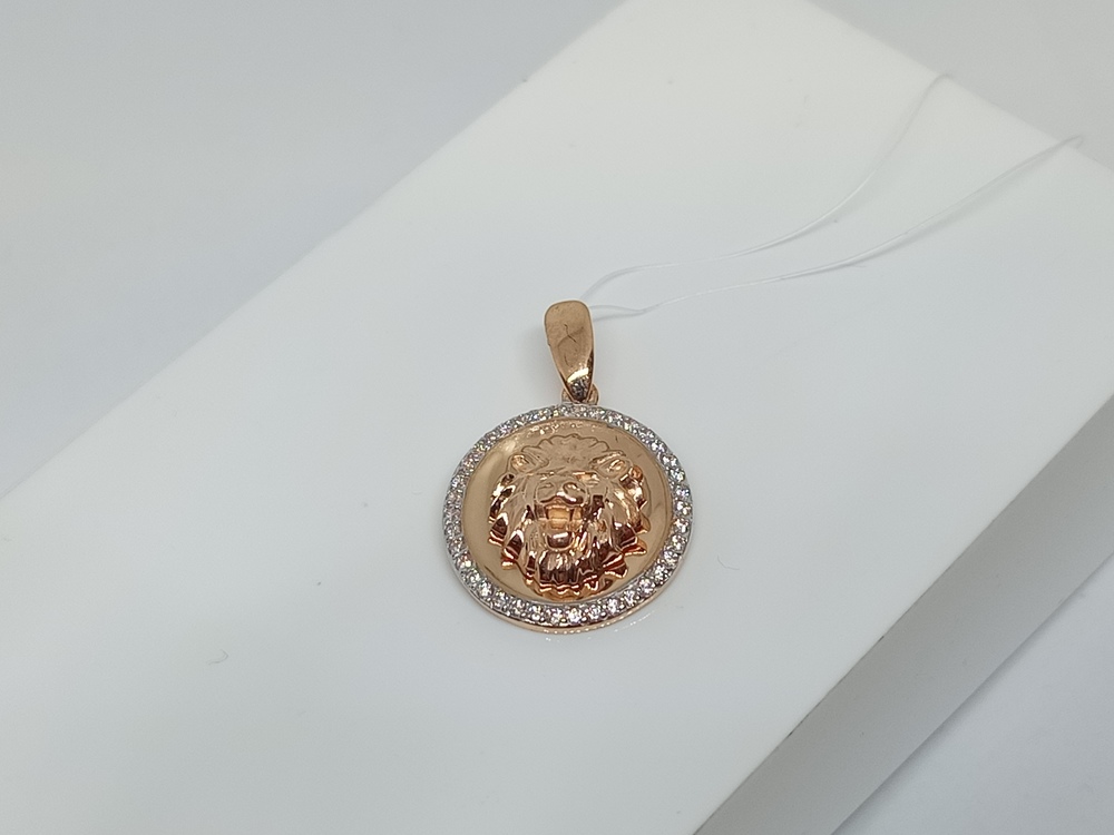 ПОДВЕСКА С КАМНЯМИ (Au 585)