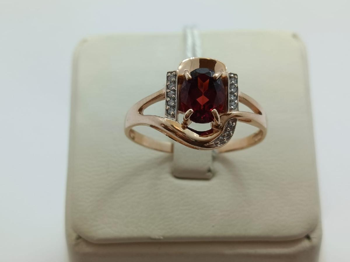 КОЛКМИ585 КОЛЬЦО С КАМНЯМИ (Au 585)