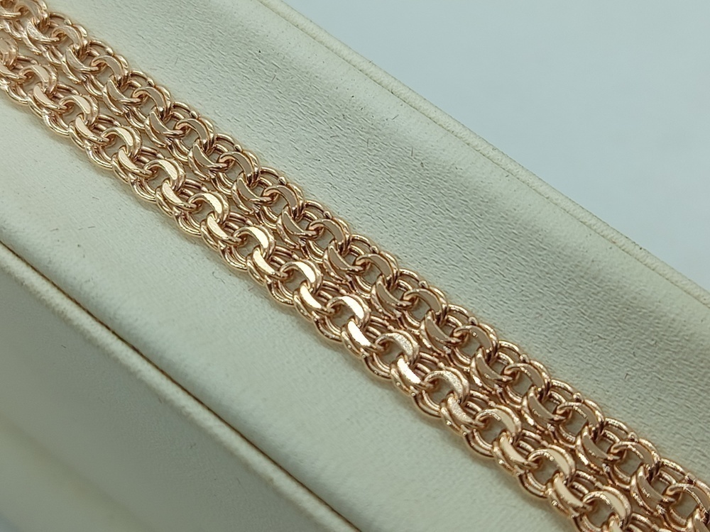 ЦЕПЬ ПУСТОТЕЛАЯ Бисмарк (Au 585)