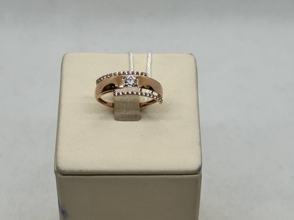 КОЛКМИ585 КОЛЬЦО С КАМНЯМИ (Au 585)