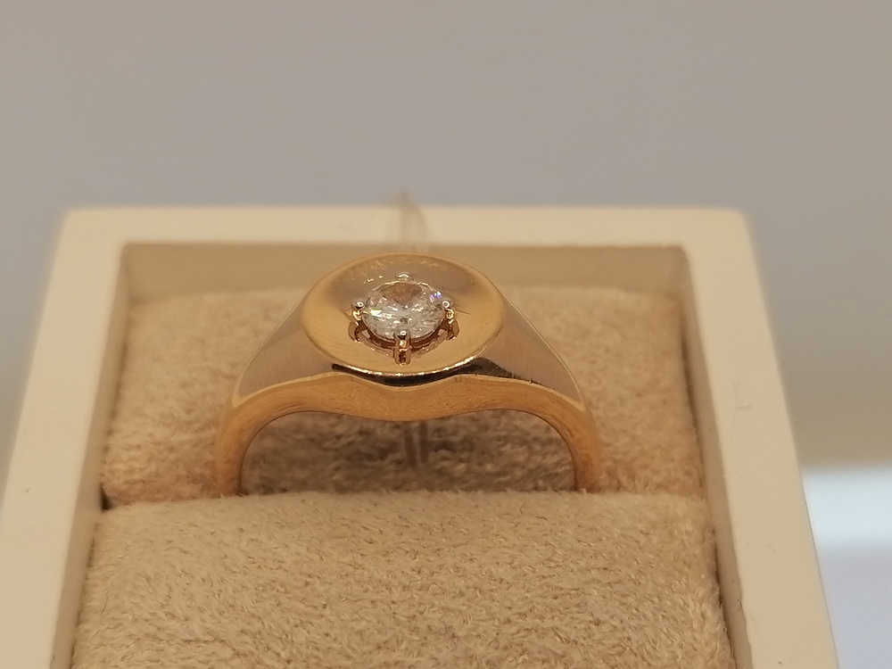 КОЛЬЦО С КАМНЕМ (Au 585)