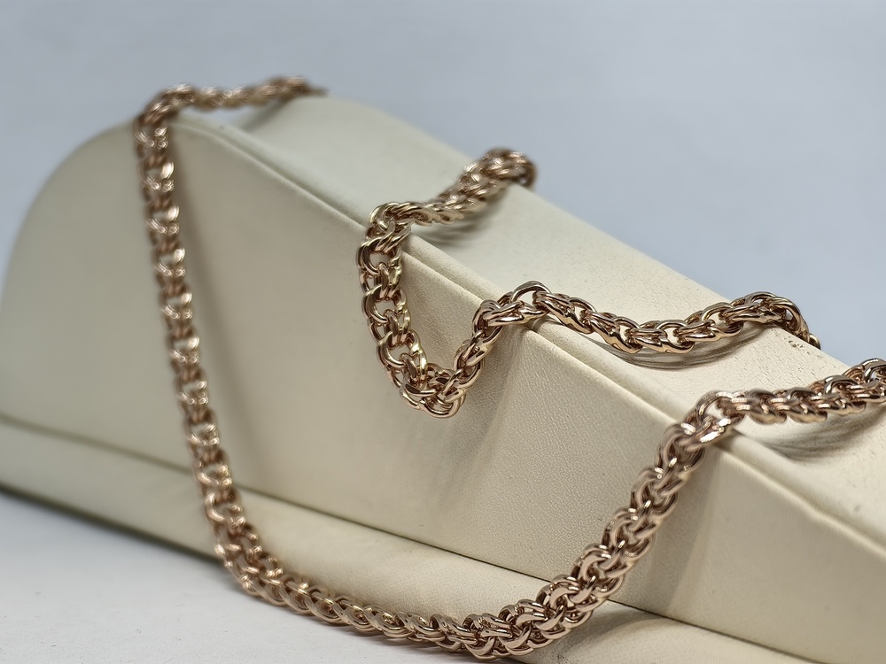 ЦПБС585 ЦЕПЬ ПУСТОТЕЛАЯ Бисмарк (Au 585)