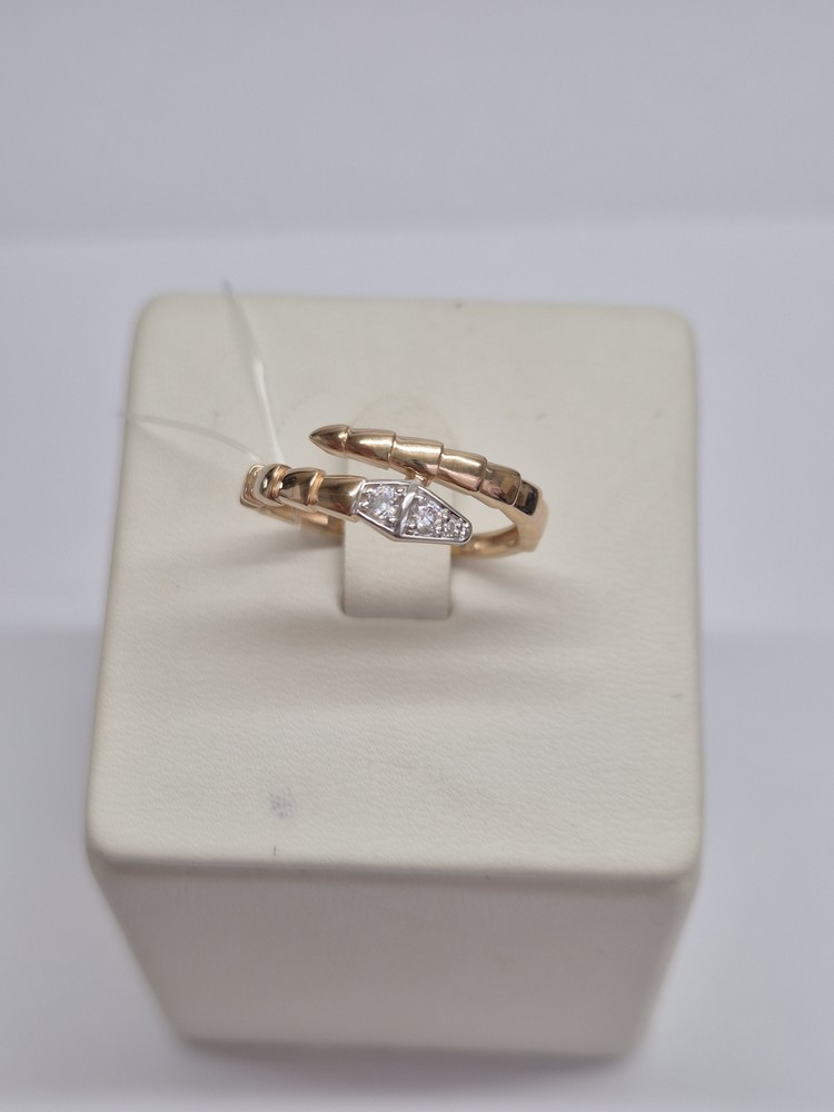 КОЛЬЦО С КАМНЯМИ (Au 585)