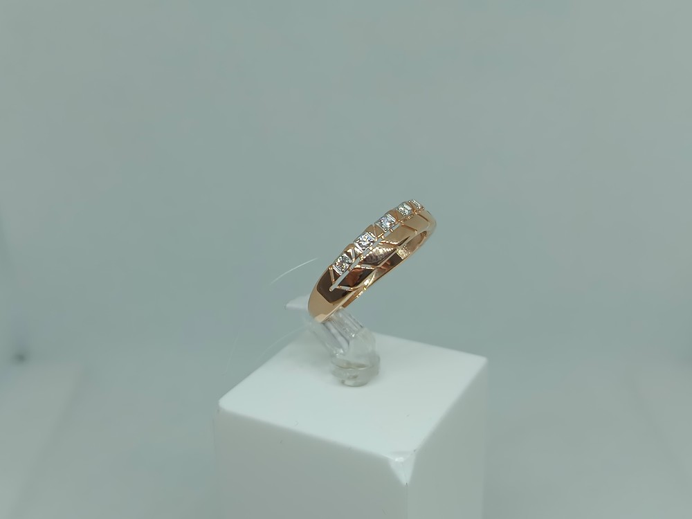 КОЛЬЦО С КАМНЯМИ (Au 585)