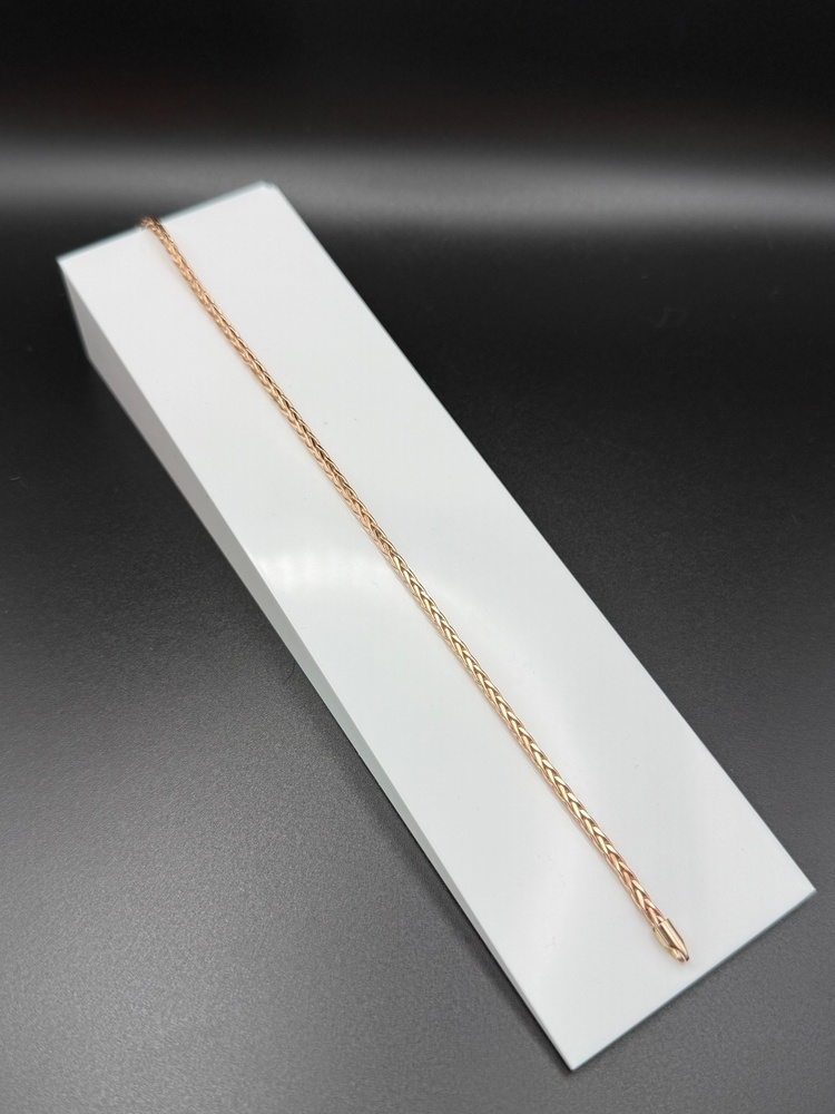 БРАСЛЕТ ПУСТОТЕЛЫЙ Колос (Au 585)