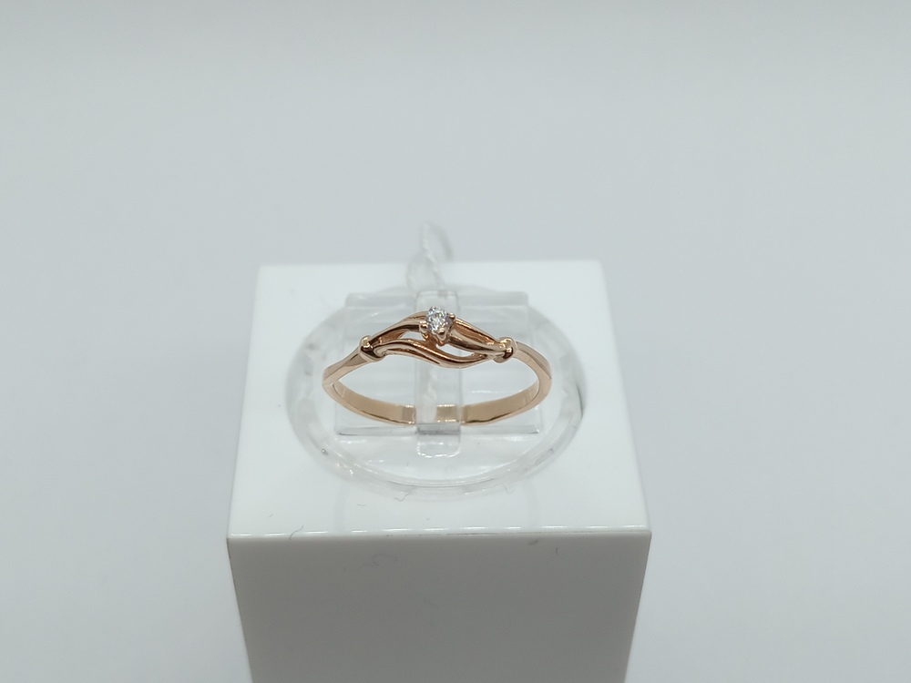 КОЛЬЦО С КАМНЕМ (Au 585)