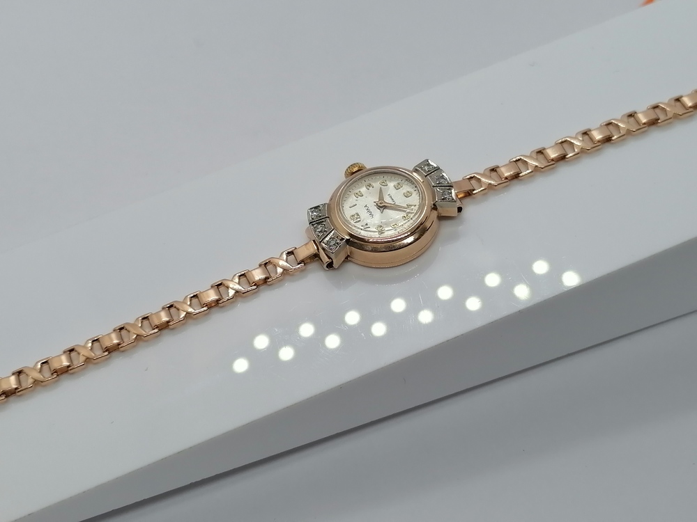 ЧАСЫ БРИЛЛИАНТ Au 583