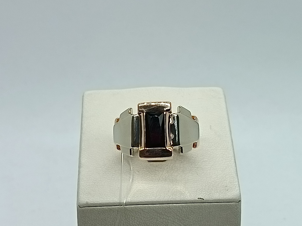 31-0312-Г КОЛЬЦО ПЕЧАТКА Гранат (Au 585)