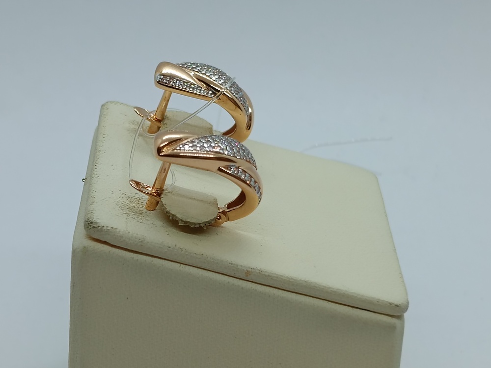 04-52-0823-01 СЕРЬГИ С КАМНЯМИ (Au 585)