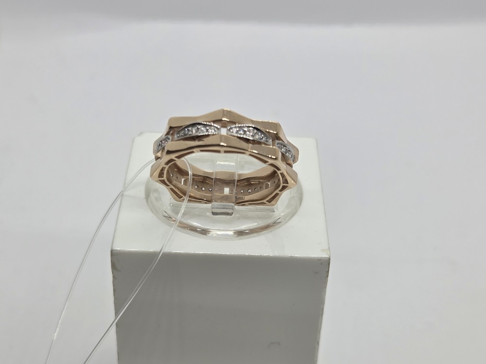 КОЛЬЦО С КАМНЯМИ (Au 585)