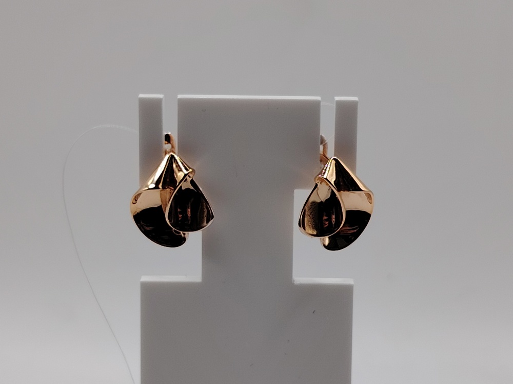 СЕРЬГИ БЕЗ КАМНЯ (Au 585)