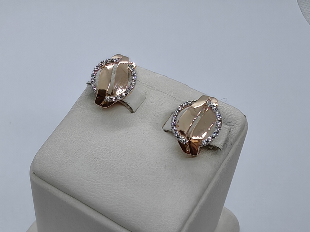 СЕРЬГИ С КАМНЯМИ (Au 585)