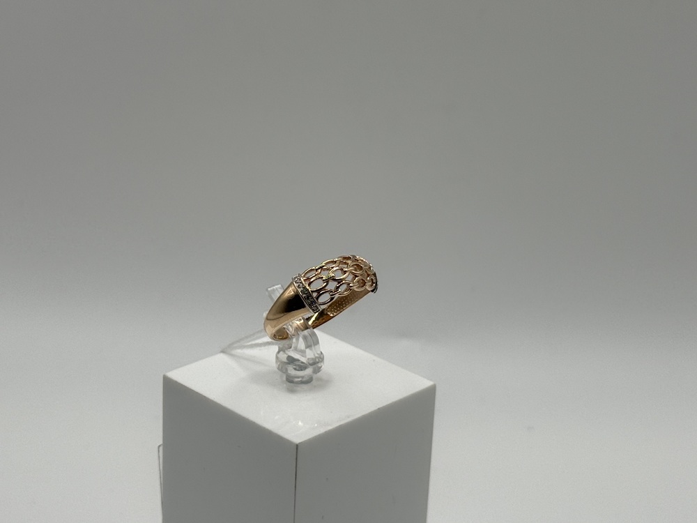 КОЛКМИ585 КОЛЬЦО С КАМНЯМИ (Au 585)