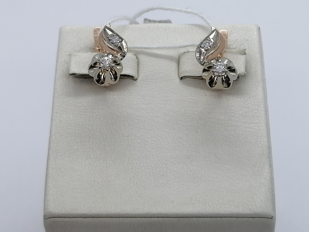 СЕРЬГИ БРИЛЛИАНТ (Au 585)