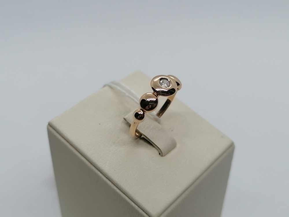 КОЛЬЦО С КАМНЕМ (Au 585)