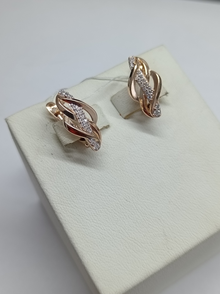 СЕРЬГИ С КАМНЯМИ (Au 585)