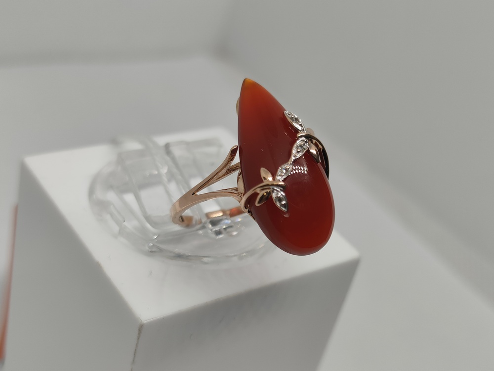 КОЛКМИ585 КОЛЬЦО С КАМНЯМИ (Au 585)