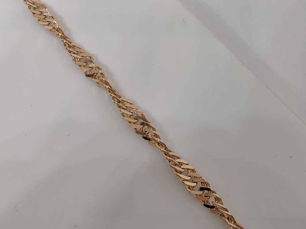 БРАСЛЕТ ПОЛНОВЕСНЫЙ Сингапур Au 585