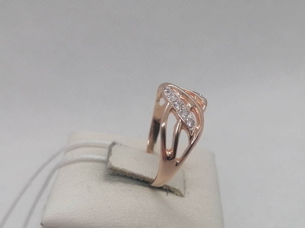 КОЛКМИ585 КОЛЬЦО С КАМНЯМИ (Au 585)