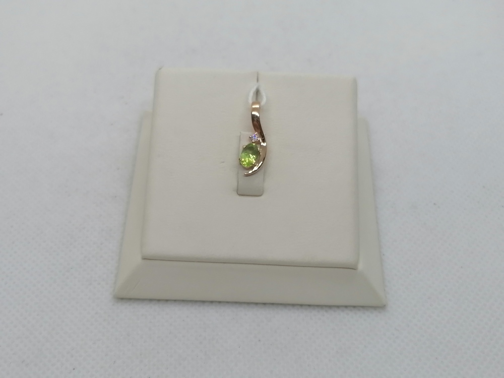 ПОДКМИ585 ПОДВЕСКА С КАМНЯМИ (Au 585)