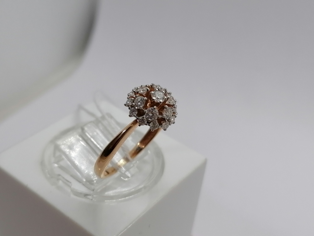 КОЛЬЦО БРИЛЛИАНТ Au 585