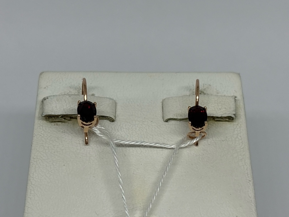 СЕРЬГИ С КАМНЕМ (Au 585)