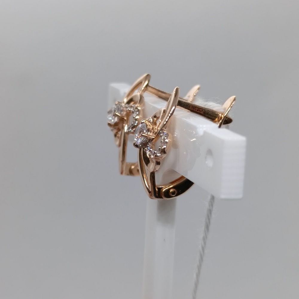 СЕРЬГИ С КАМНЯМИ (Au 585)