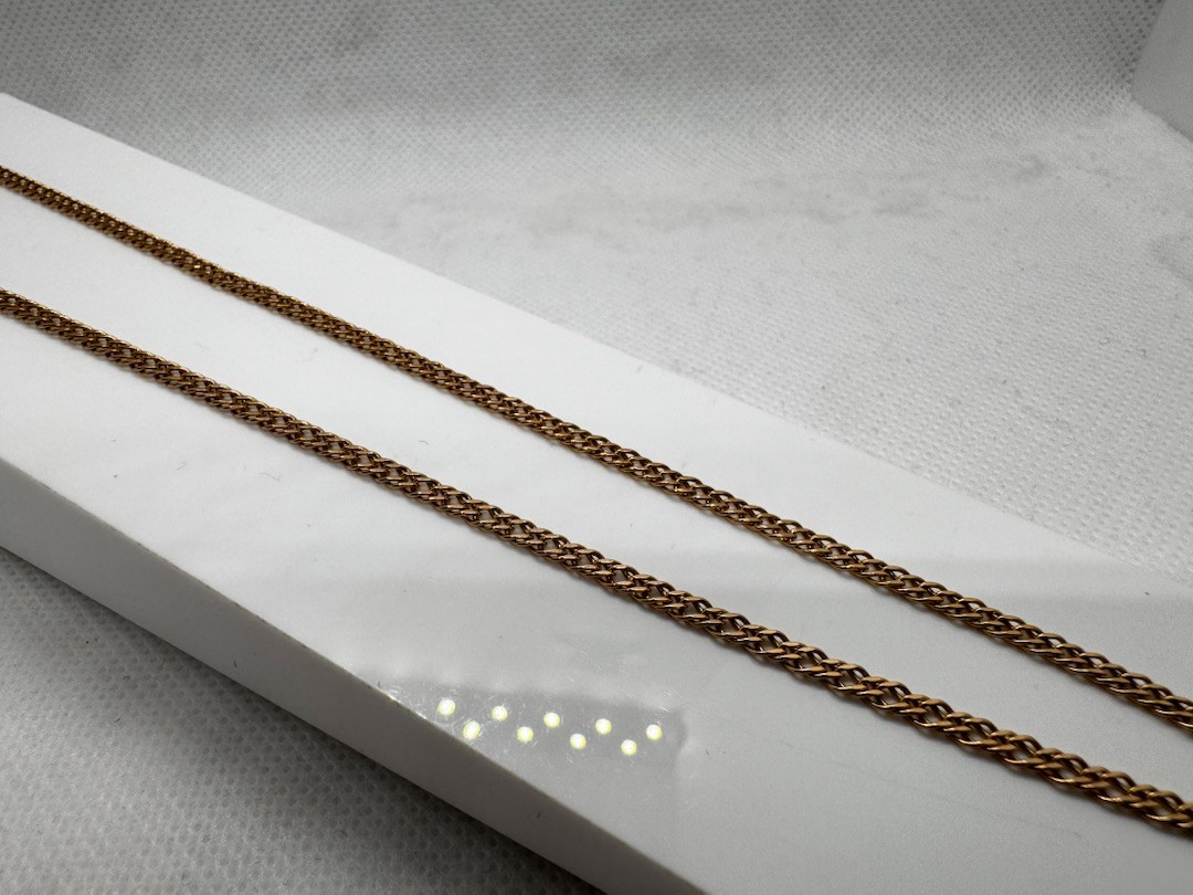 ЦЕПЬ ПОЛНОВЕСНАЯ Ромб двойной (Au 585)