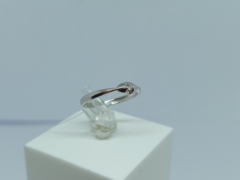 КОЛЬЦО БРИЛЛИАНТ (Ag 925)