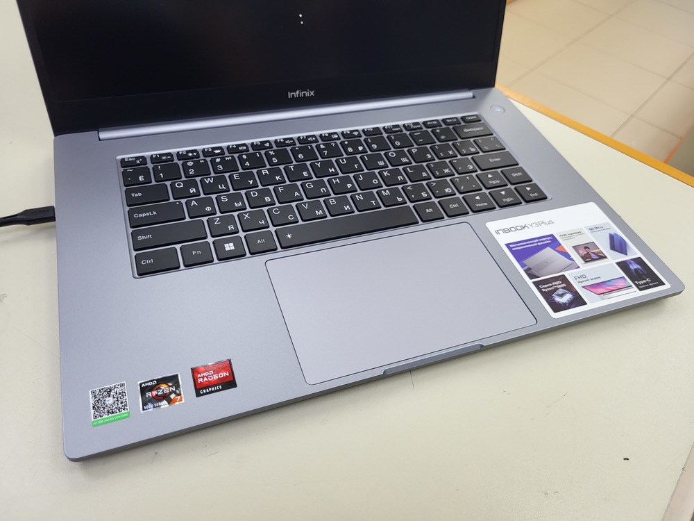 Ноутбук Infinix; Ryzen 7 5700U, Radeon R4 series, 16 Гб, 500 Гб, Нет