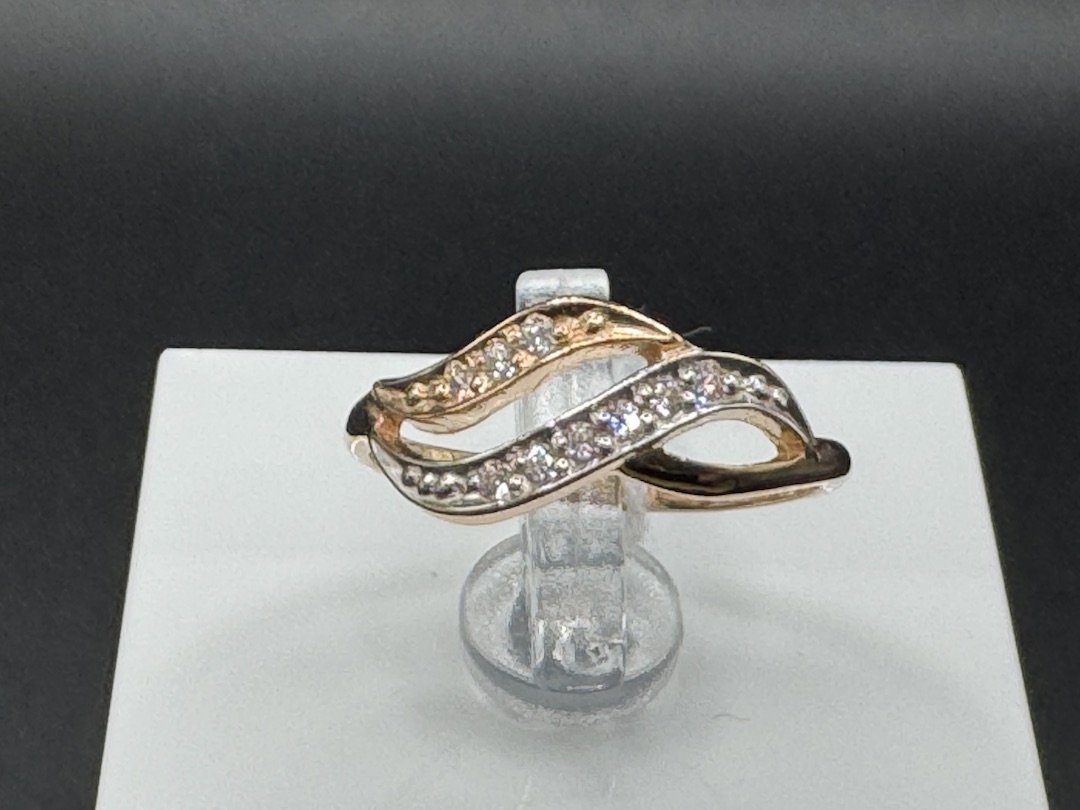 КОЛКМИ585 КОЛЬЦО С КАМНЯМИ (Au 585)