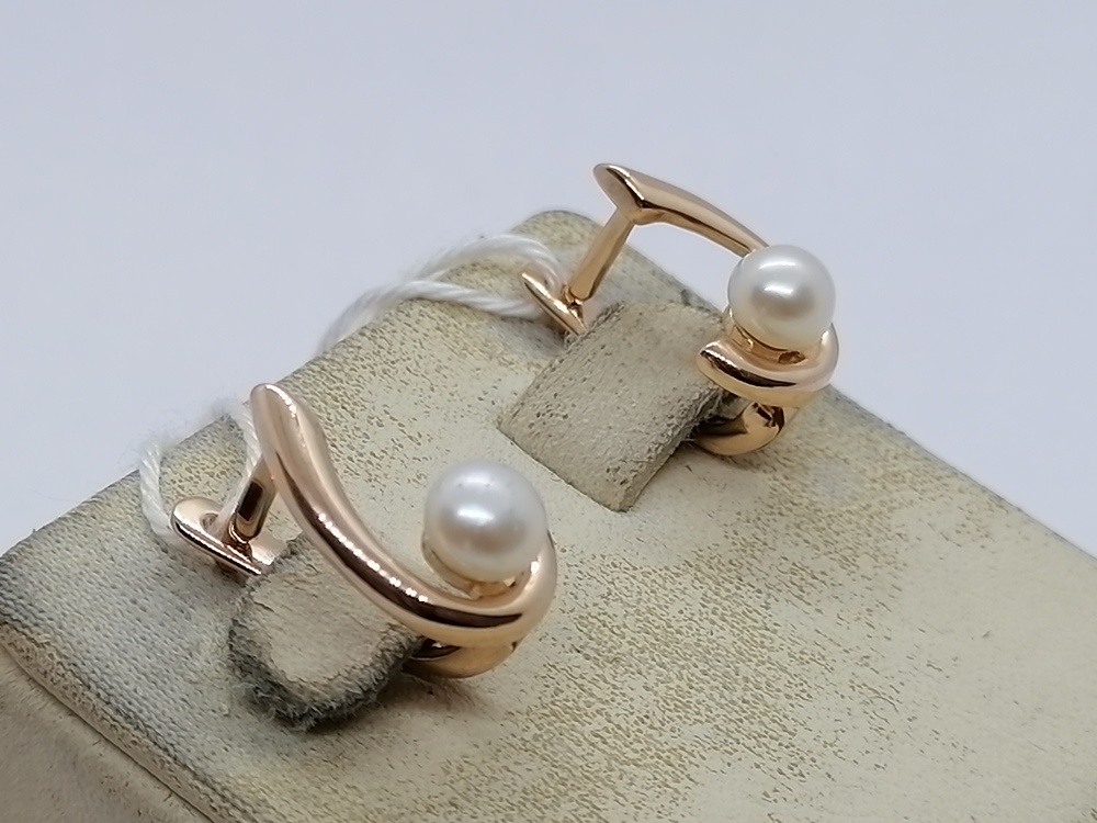 СЕРЬГИ С КАМНЕМ (Au 585)