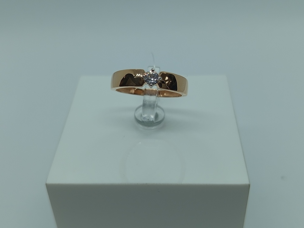 КОЛЬЦО С КАМНЕМ (Au 585)