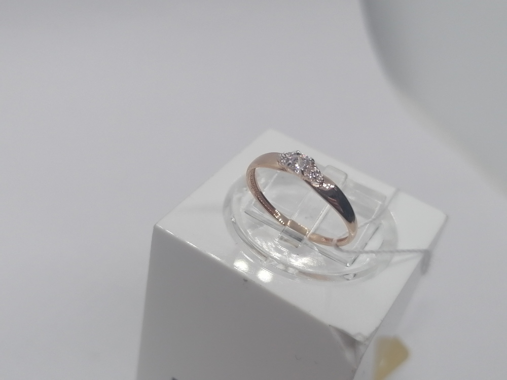 КОЛЬЦО С КАМНЯМИ (Au 585)