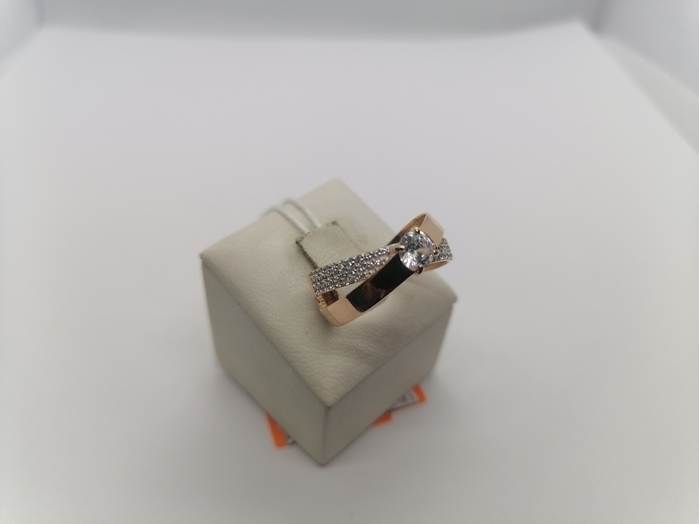КОЛКМИ585 КОЛЬЦО С КАМНЯМИ (Au 585)