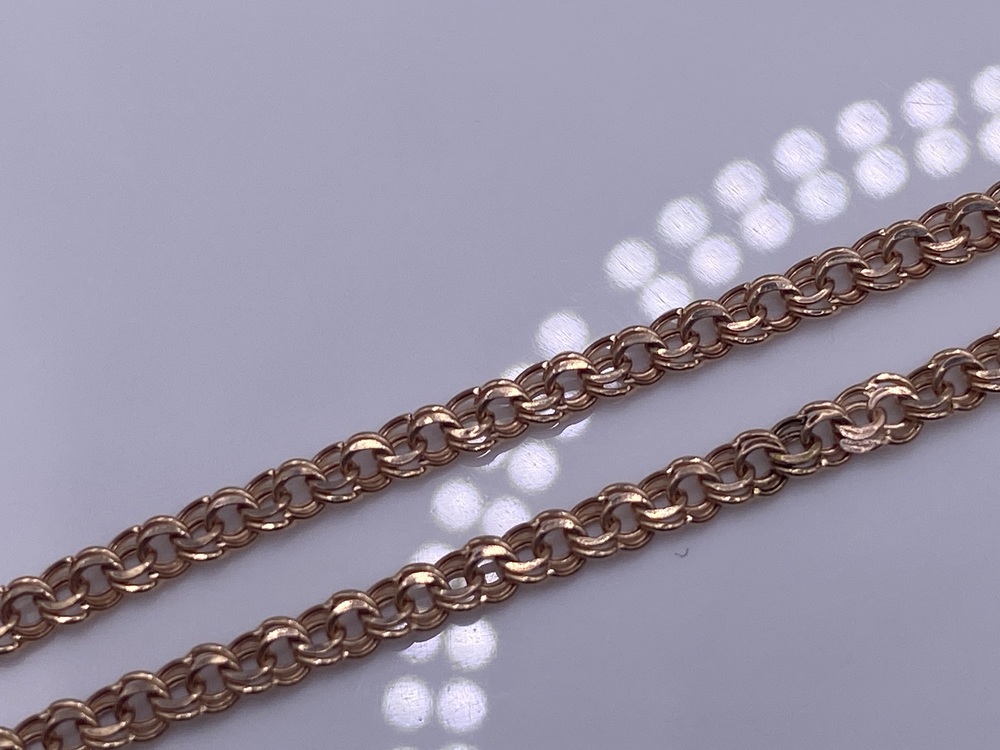 ЦПБС585 ЦЕПЬ ПУСТОТЕЛАЯ Бисмарк (Au 585)