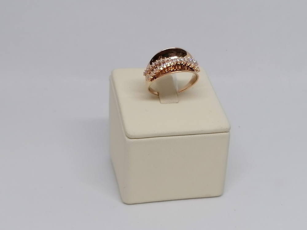 КОЛКМИ585 КОЛЬЦО С КАМНЯМИ (Au 585)