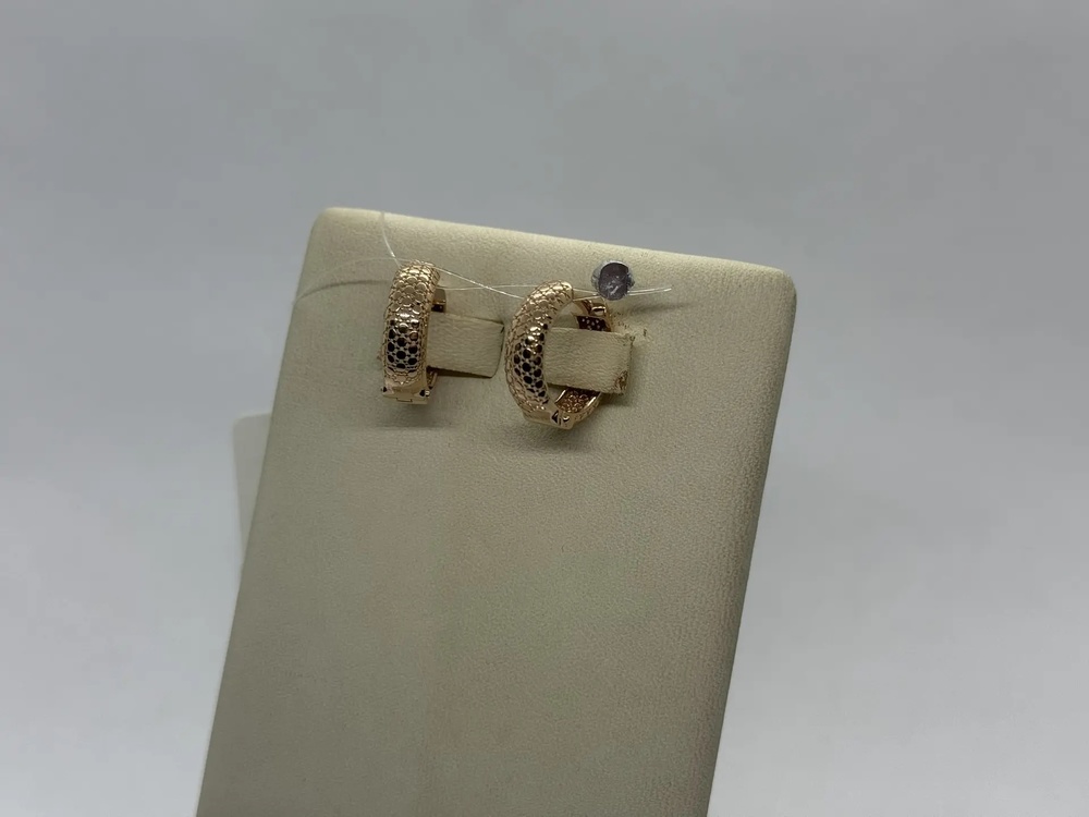 СЕРЬГИ БЕЗ КАМНЯ (Au 585)