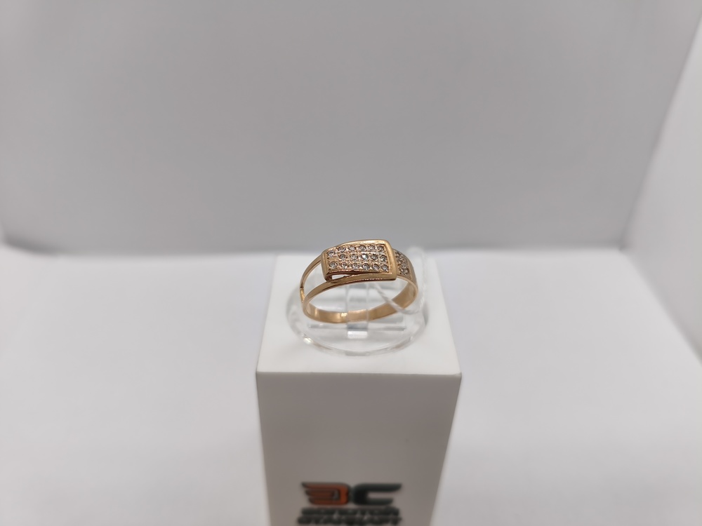 КОЛКМИ585 КОЛЬЦО С КАМНЯМИ (Au 585)