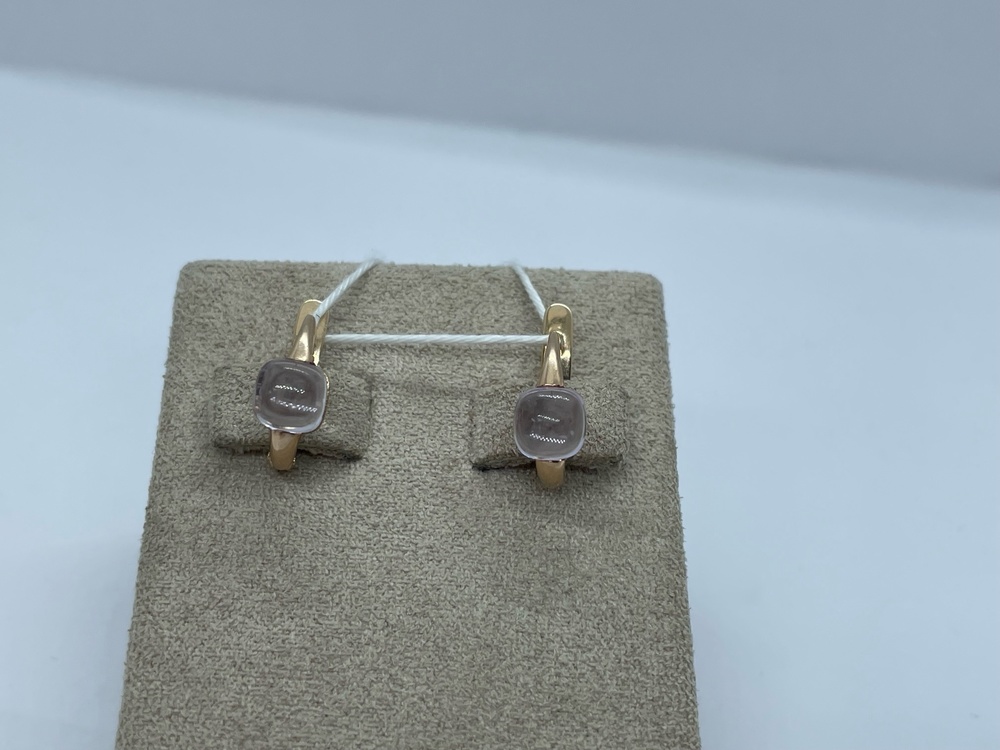 СЕРЬГИ С КАМНЕМ (Au 585)