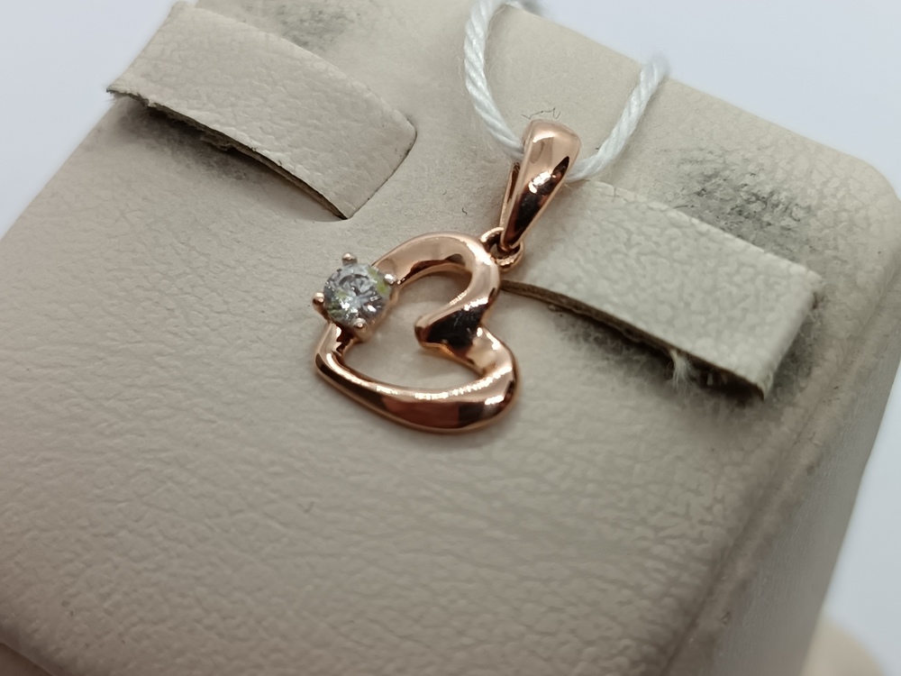 ПОДКМ585 ПОДВЕСКА С КАМНЕМ (Au 585)