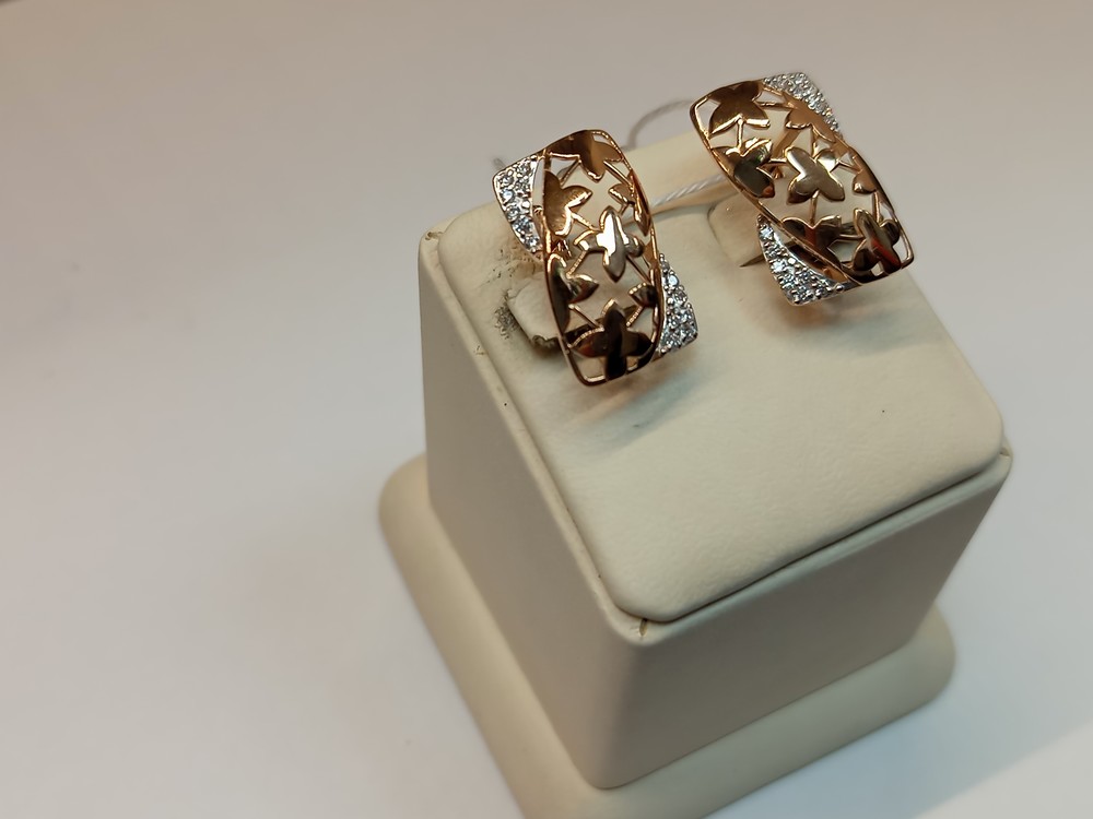 СЕРЬГИ С КАМНЯМИ (Au 585)