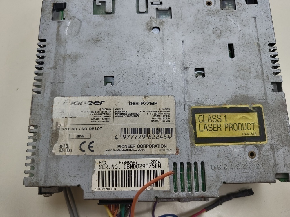 Автомагнитола Pioneer DEH-P77MP
