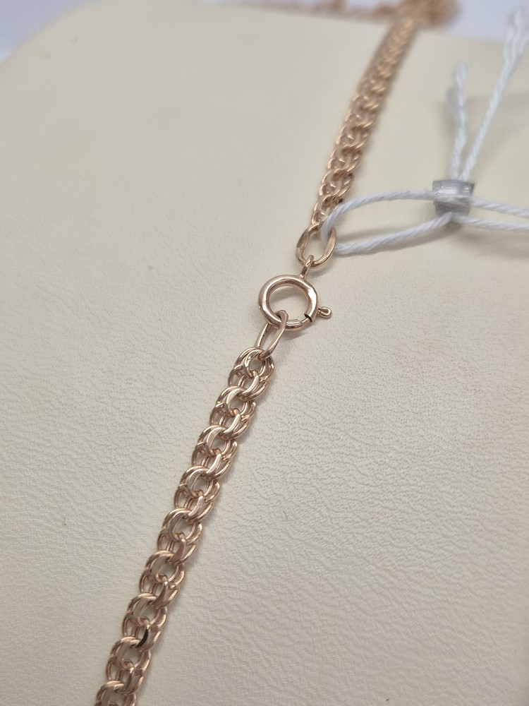 ЦПБС585 ЦЕПЬ ПУСТОТЕЛАЯ Бисмарк (Au 585)